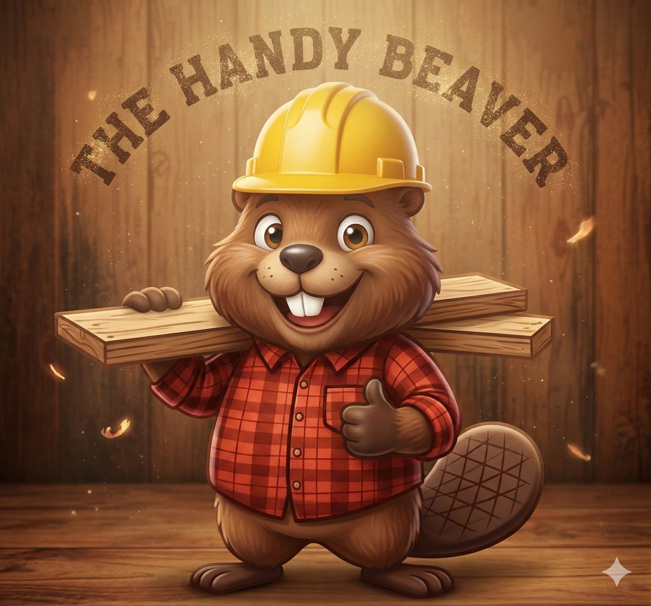The Handy Beaver mascot