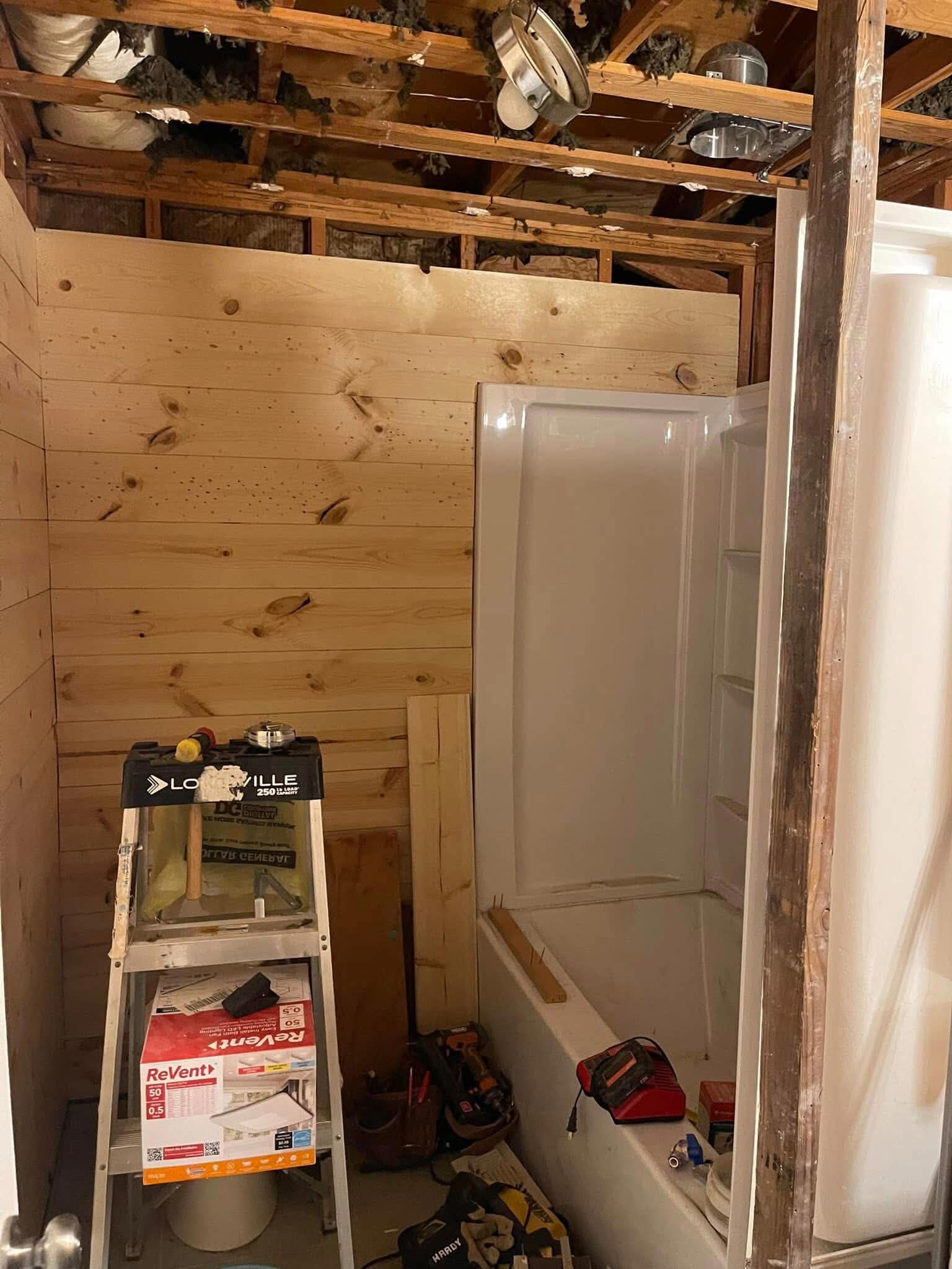 Shiplap Installation