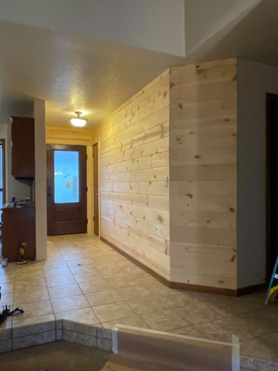 T&G Accent Wall