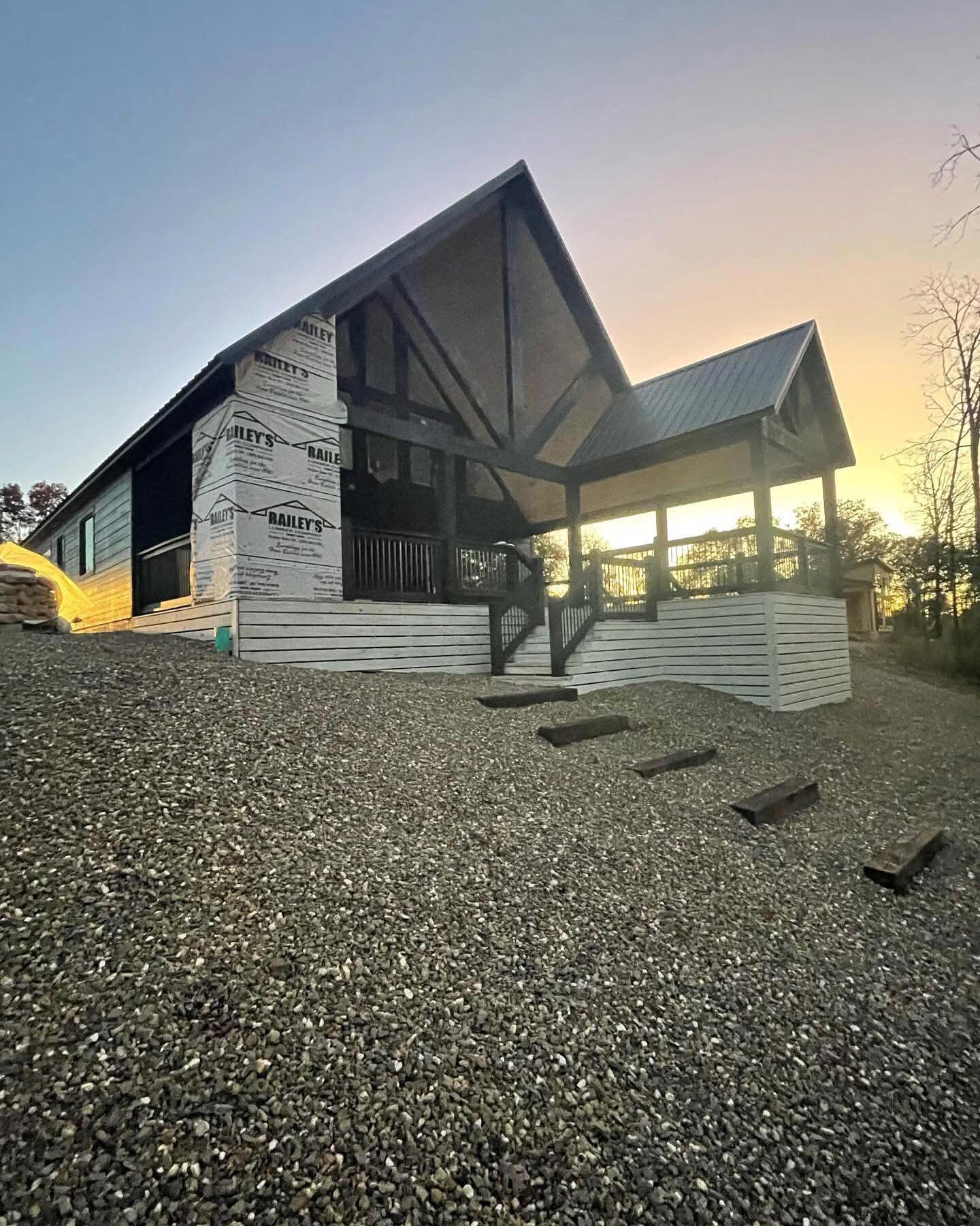 Tiny Home at Sunset